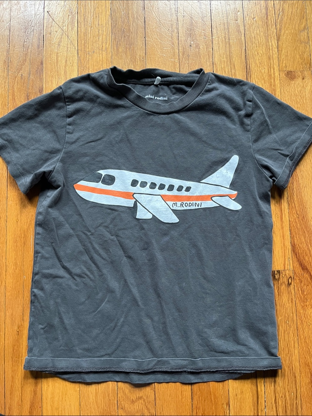 Mini Rodini Airplane graphic tee 7-9Y
